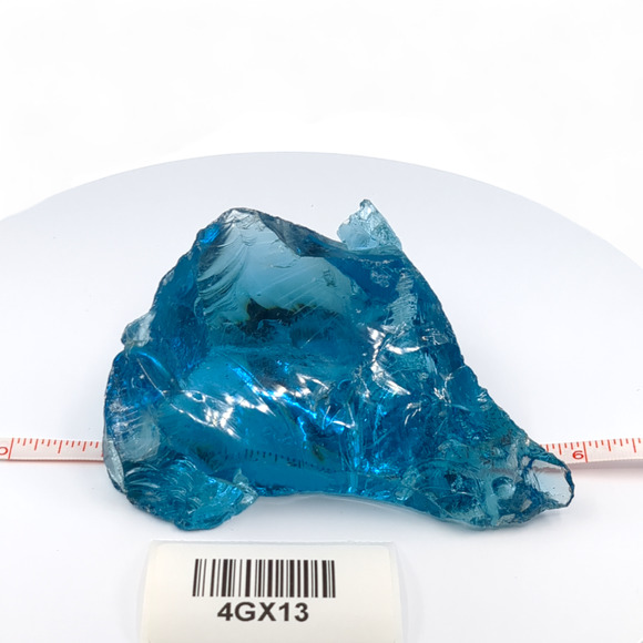 Fenton‎ Colonial Blue Glowing Manganese Art Glass Cullet #4GX13 - Picture 7 of 7
